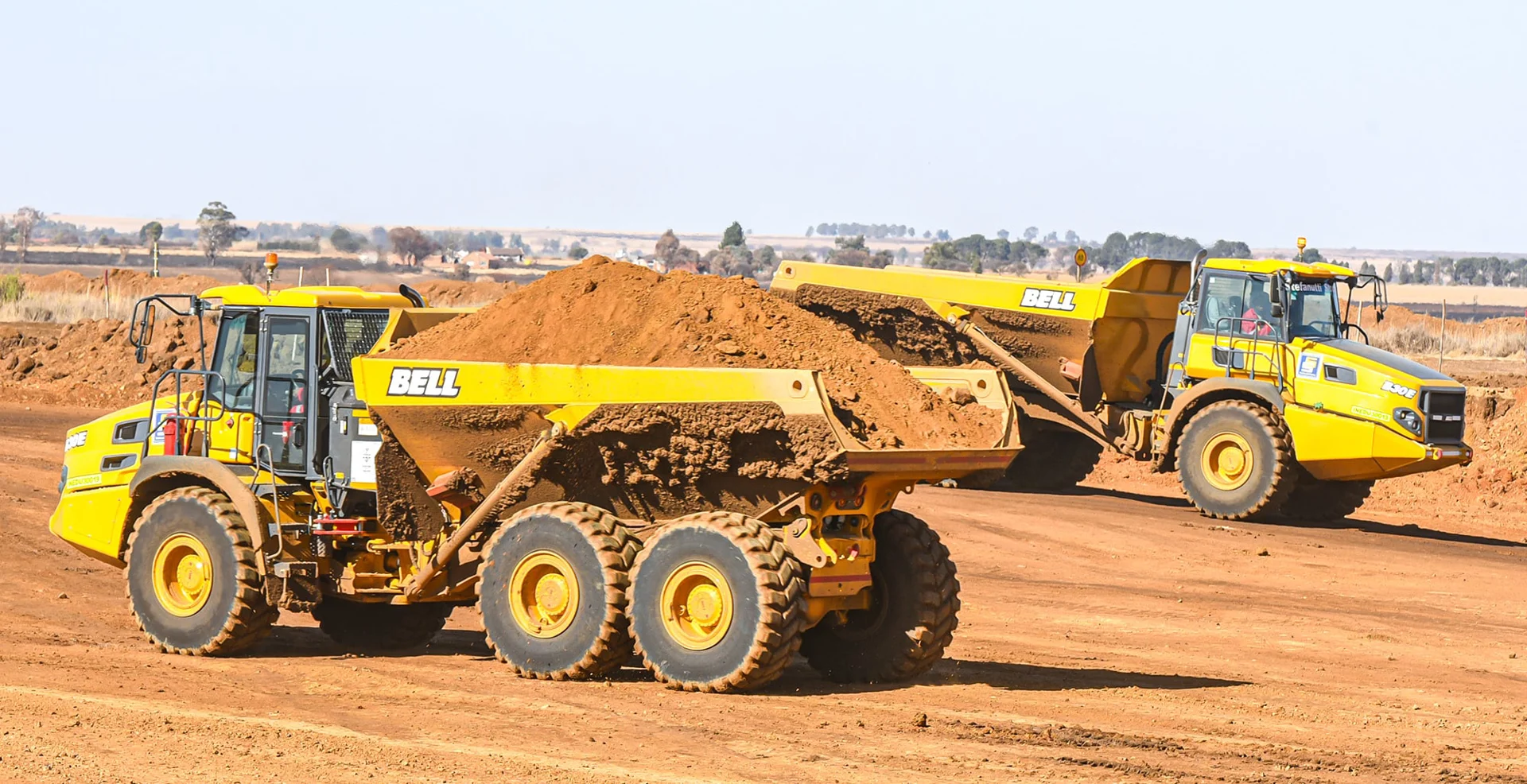 Stefanutti Stocks employs Bell B30E fleet on massive tailings dam project