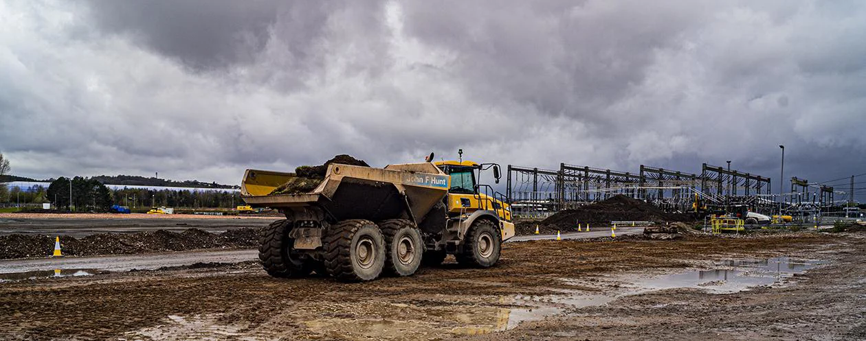 Emissions-friendly B30Es to place John F Hunt Plant Hire in the pound seats